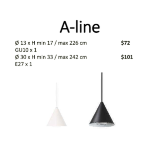 A line c/u