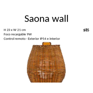 Saona wall